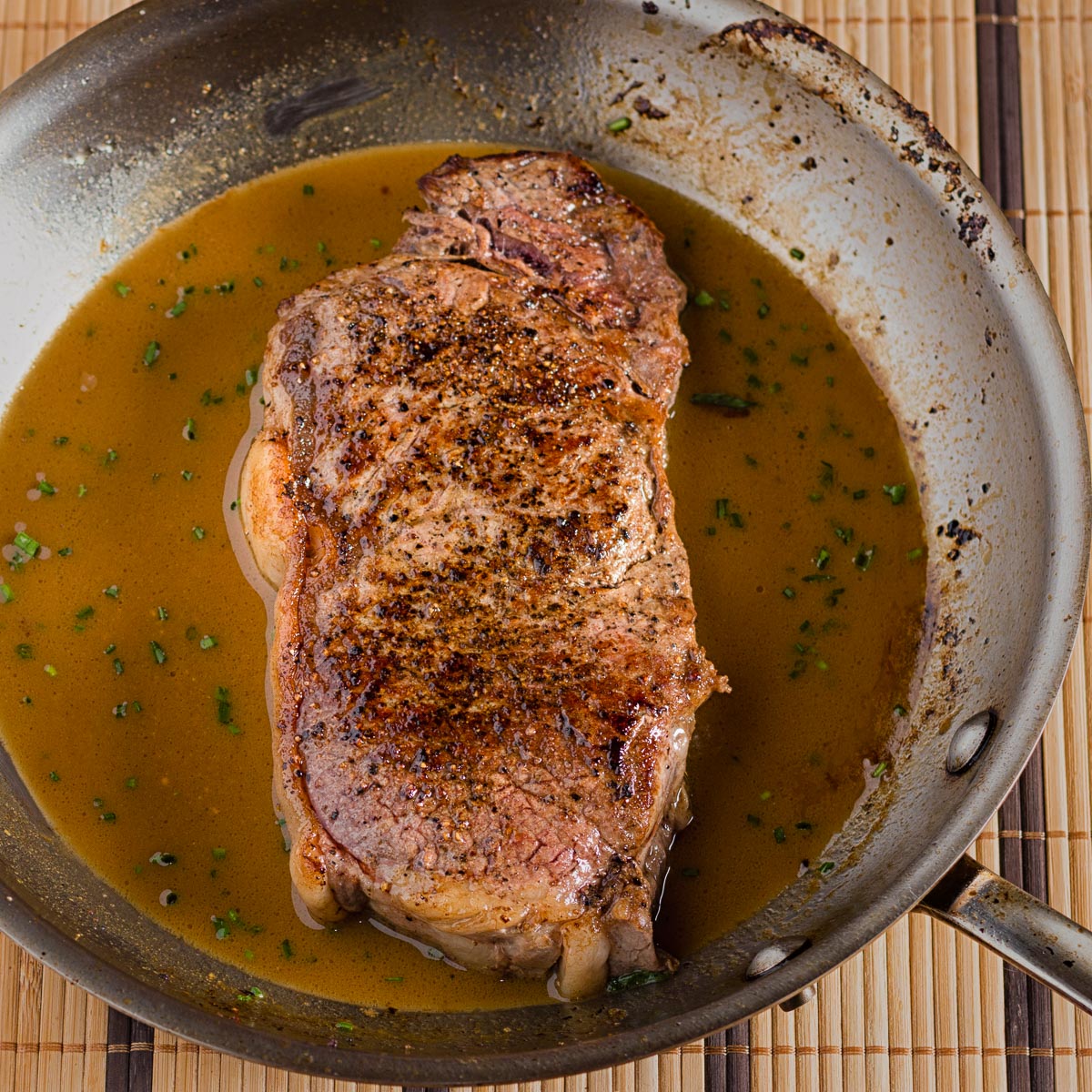 Minute Pan Fried Steak Dijon White Wine Sauce Recipe